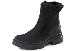 Discount Waldläufer Stiefelette aus Rind-Nubukleder Damen Stiefel & Stiefeletten