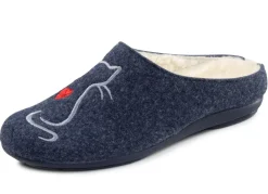 Outlet Warme Damen-Hausschuhe, mit Wolle Damen Hausschuhe