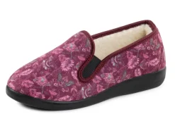 New Warme Damen-Hausschuhe, Weite H, mit Wolle Damen Hausschuhe