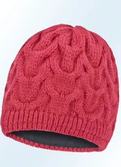 Clearance Warme Damen-Mütze, mit angesagtem Zopfmuster Mützen & Hüte