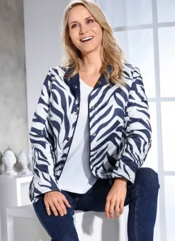 Damen Mona Übergangsjacken<Wendejacke mit Reißverschlusstaschen