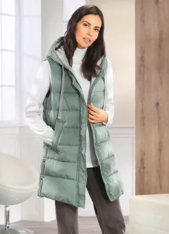 Damen Mona Winterjacken<Weste mit fester Kapuze
