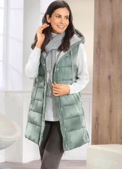 Damen Mona Winterjacken<Weste mit fester Kapuze