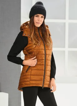 Damen Mona Winterjacken<Weste mit 2-Wege-Reißverschluss