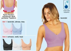 Online Wohlfühl-BH, 3er-Set Damen Bh Ohne Bügel