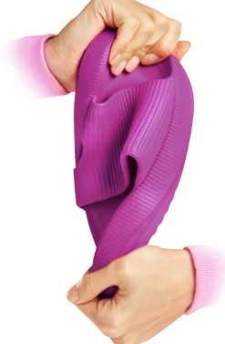 Hot Wolken-Slipper relaxvital mit geriffelter Sohle Damen Hausschuhe