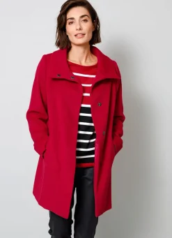 Damen Mona Wolljacken<Wolljacke mit verdeckter Druckerleiste