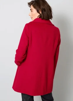Damen Mona Wolljacken<Wolljacke mit verdeckter Druckerleiste
