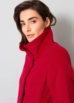 Damen Mona Wolljacken<Wolljacke mit verdeckter Druckerleiste