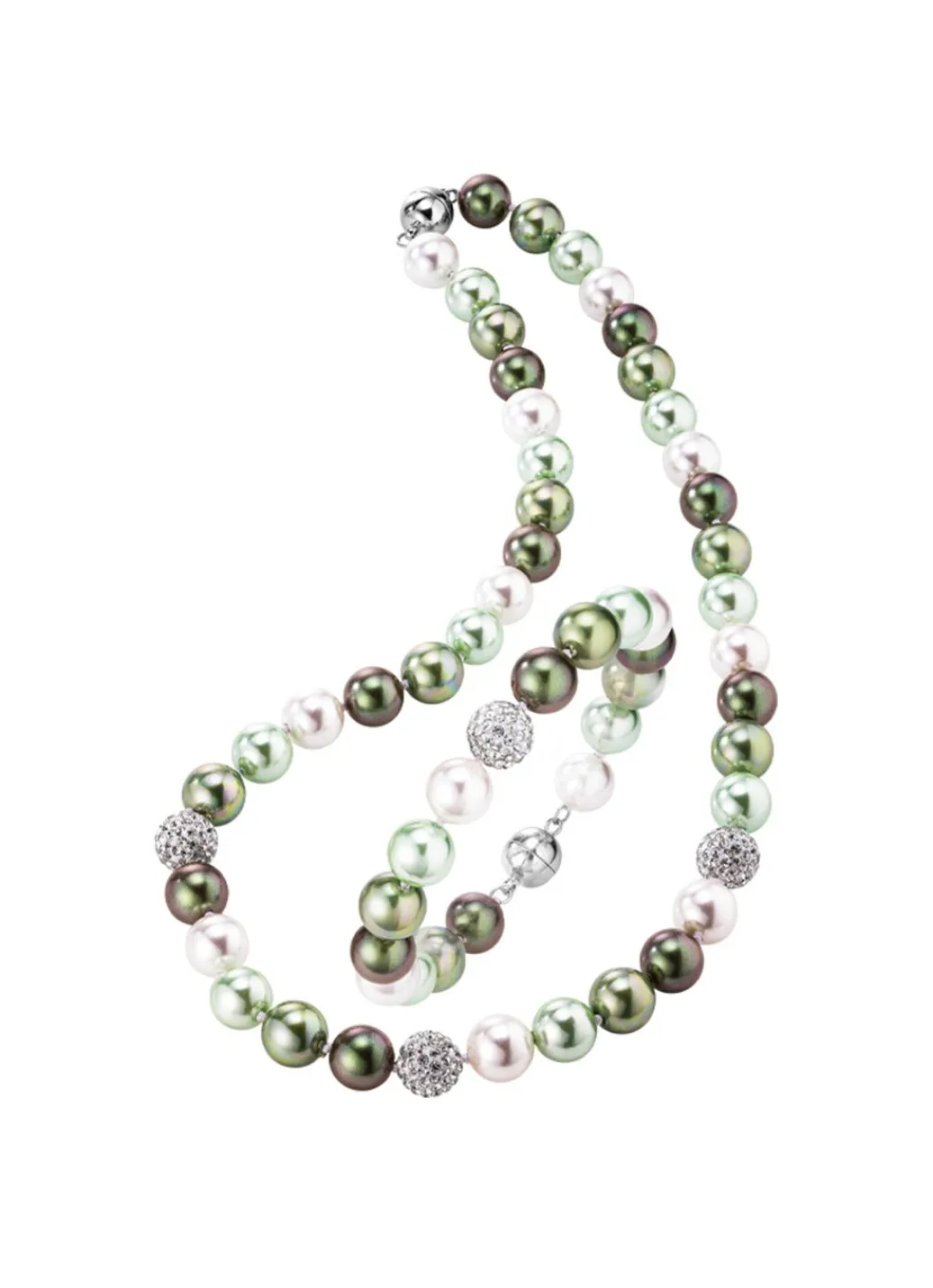 Outlet Wunderschön schimmerndes, 2-teiliges Schmuck-Set Damen Halsketten|Armbänder