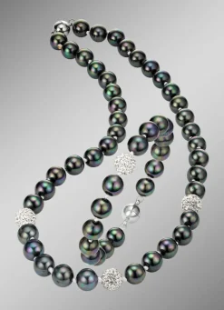 Sale Wunderschön schimmerndes, 2-teiliges Schmuck-Set Damen Halsketten|Armbänder