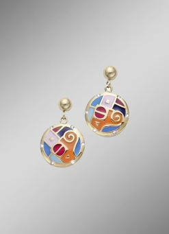 Online Wunderschöne Ohrstecker mit Mosaikmuster Damen Ohrschmuck|Modeschmuck