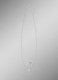 New Wunderschönes Schmuck-Set aus Silber, 2-teilig Damen Ohrschmuck|Anhänger