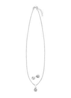 New Wunderschönes Schmuck-Set aus Silber, 2-teilig Damen Ohrschmuck|Anhänger