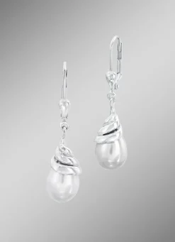 Outlet Wundervolle Ohrringe in Tropfenform Damen Ohrschmuck