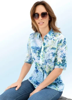 Damen Mona Blusen<Zart transparente Bluse