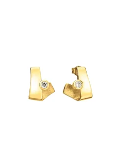 Damen Mona Ohrschmuck<Zarte Brillanz – Ohrstecker aus edlem Gold