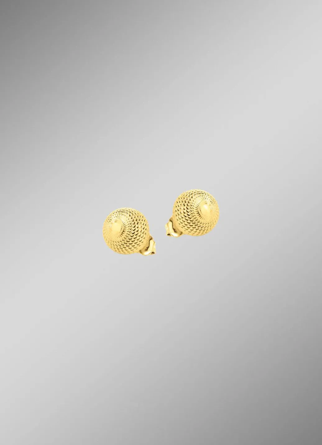 New Zauberhafte Kugel-Ohrstecker mit Struktur Damen Ohrschmuck