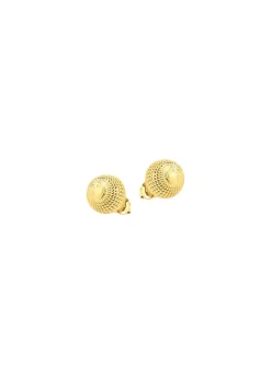 New Zauberhafte Kugel-Ohrstecker mit Struktur Damen Ohrschmuck