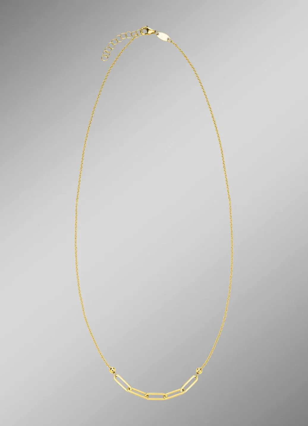 Online Zeitlos elegante Halskette aus feinem Gold Damen Halsketten