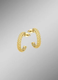 Damen Mona Ohrschmuck<Zeitlose Creolen in feinstem Gold