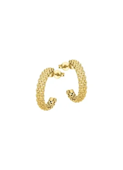 Damen Mona Ohrschmuck<Zeitlose Creolen in feinstem Gold