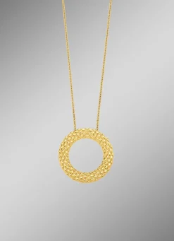 Clearance Zeitlose Eleganz in feinstem Gold Damen Anhänger