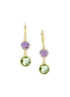 Damen Mona Ohrschmuck<Zeitlose Eleganz: Ohrringe mit bunten Quarzen