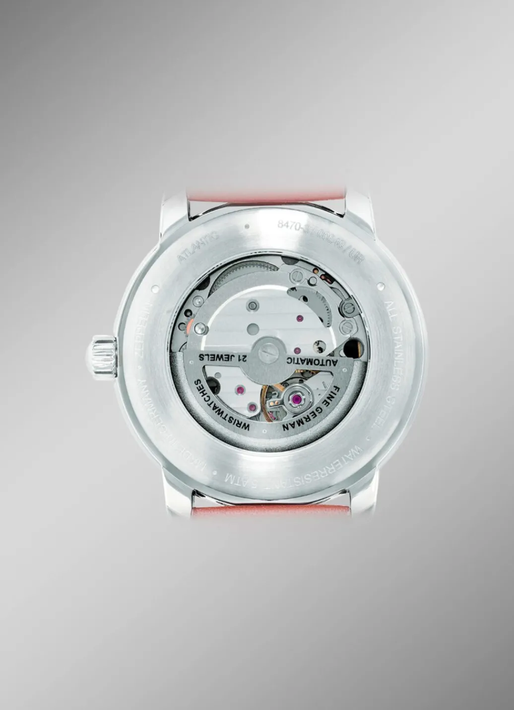 Zeppelin-Automatik-Herrenuhr mit Edelstahlgehäuse und Lederband Herren Automatikuhren