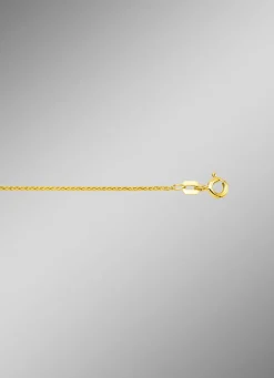 Zopfkette aus Gold Damen Halsketten