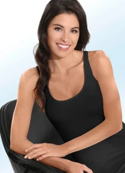 Best Zweierpack Schiesser-Hemden mit BIO-Baumwolle Damen Unterhemden