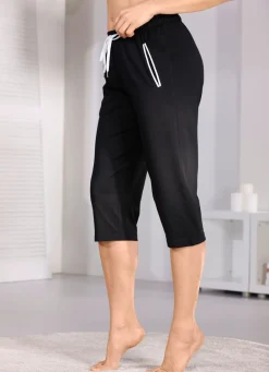 Damen Mona Schlafanzüge<Zweierpack Schlaf- und Freizeithosen mit Kordelzug und Taschen