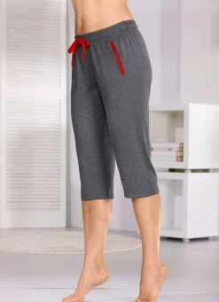 Damen Mona Schlafanzüge<Zweierpack Schlaf- und Freizeithosen mit Kordelzug und Taschen