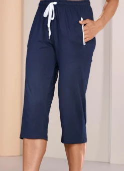Damen Mona Schlafanzüge<Zweierpack Schlaf- und Freizeithosen mit Kordelzug und Taschen