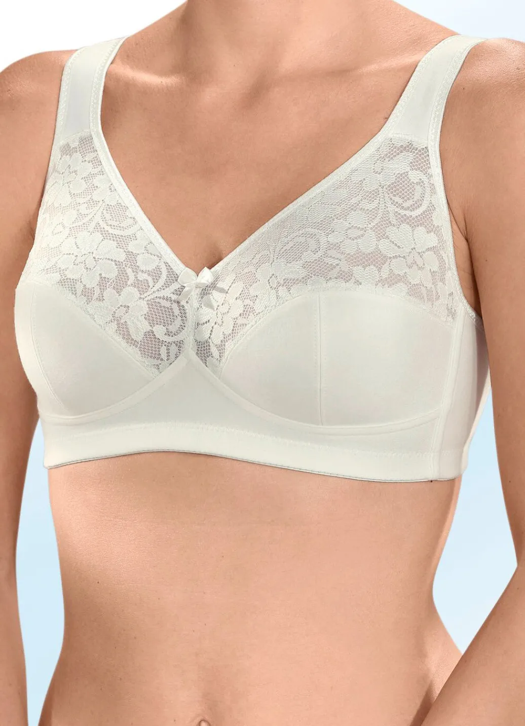 Hot Zweierpack Susa BH mit Baumwolle Damen Bh Ohne Bügel|Bh Mit Spitze